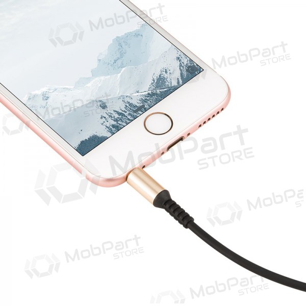 Audio adattatore Hoco UPA02 AUX 3,5mm į 3,5mm (nero) Audio adattatore Hoco UPA02 AUX 3,5mm į 3,5mm (nero)