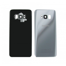 Samsung G955F Galaxy S8 Plus coperchio batteria posteriore d'argento (Arctic silver) (usato grade B, originale)