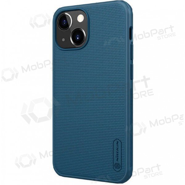 Apple iPhone 14 custodia „Nillkin Frosted Shield“ (blu)