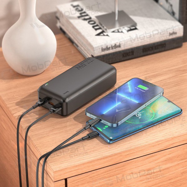 Batteria esterna Power Bank Hoco J101B PD 20W+Quick Charge 3.0 22.5W 30000mAh nero