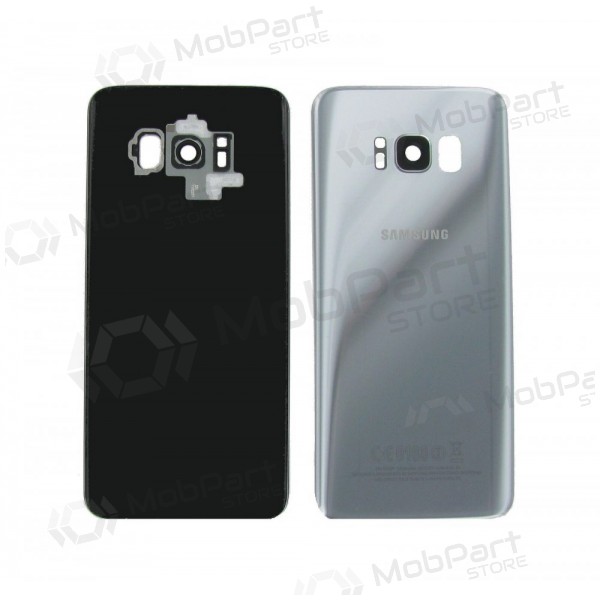 Samsung G955F Galaxy S8 Plus coperchio batteria posteriore d'argento (Arctic silver) (usato grade B, originale) Samsung G955F Galaxy S8 Plus coperchio batteria posteriore d'argento (Arctic silver) (usato grade B, originale)