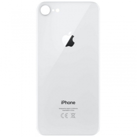 Apple iPhone 8 coperchio batteria posteriore (d'argento) (bigger hole for camera)