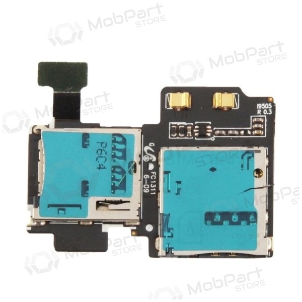 Samsung i9500 Galaxy S4 / i9505 Galaxy S4 SIM e microSD cartas lizdo connettore