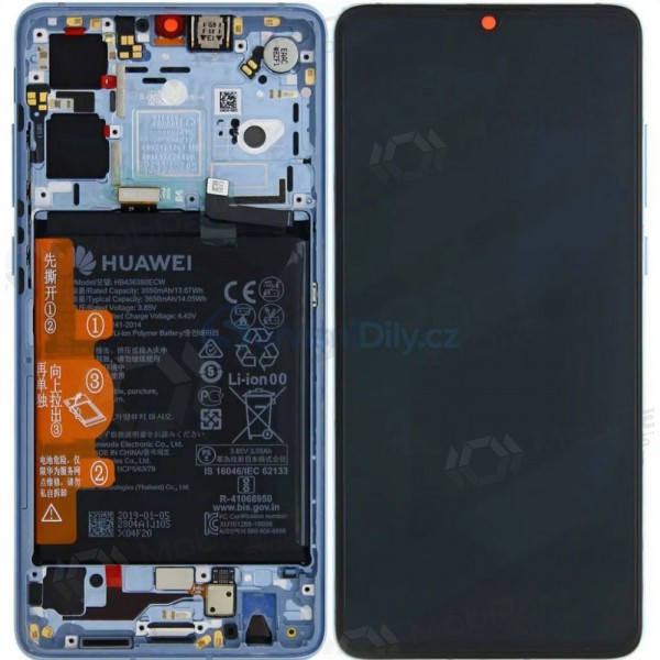 Huawei P30 (new version 2021) schermo / display (Breathing Crystal) (con una cornice e batteria) (service pack) (originale) Huawei P30 (new version 2021) schermo / display (Breathing Crystal) (con una cornice e batteria) (service pack) (originale)