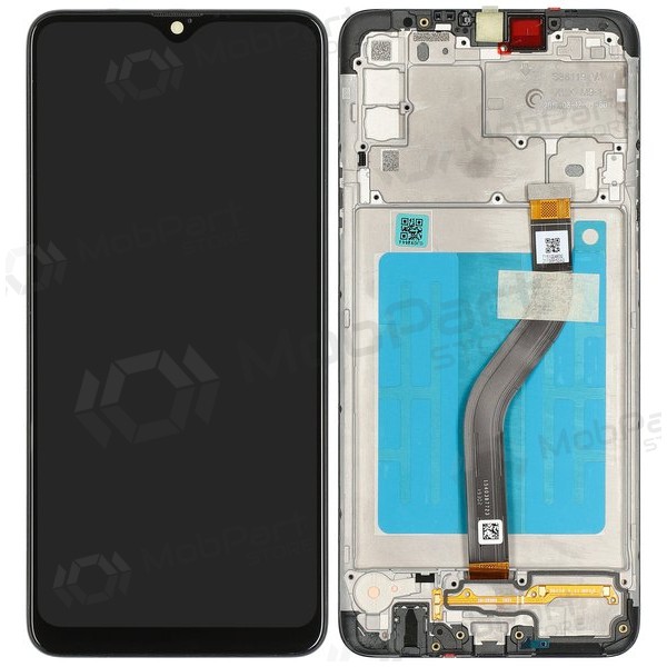Samsung Galaxy A20s schermo / display (nero) (con una cornice) (originale) Samsung Galaxy A20s schermo / display (nero) (con una cornice) (originale)