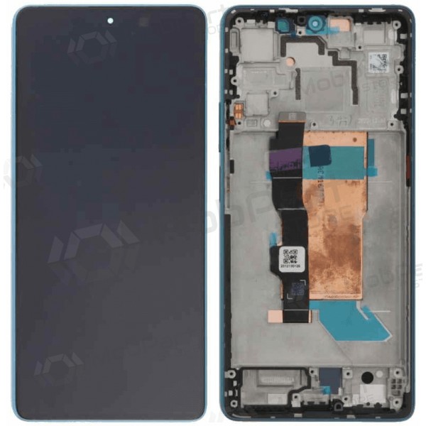 Xiaomi Poco F5 5G schermo / display (blu) (con una cornice) (originale)