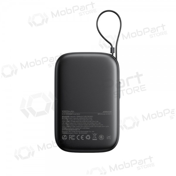 Batteria esterna Power Bank Joyroom JR-PBF17 22.5W with USB-C cable 10000mAh nero Batteria esterna Power Bank Joyroom JR-PBF17 22.5W with USB-C cable 10000mAh nero