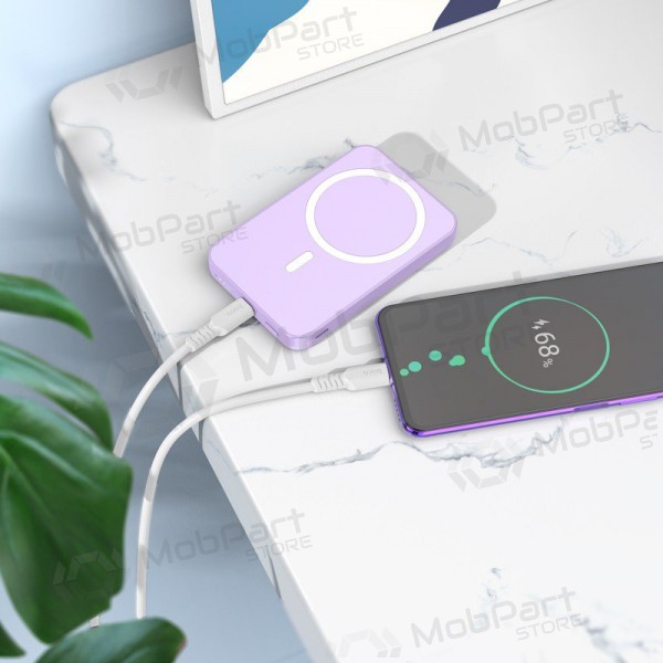 Batteria esterna Power Bank Hoco J109 PD20W Magnetic 5000mAh bianco Batteria esterna Power Bank Hoco J109 PD20W Magnetic 5000mAh bianco