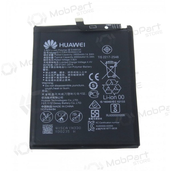 Huawei Mate 10 / Mate 10 Pro / Mate 20 / P20 Pro / Honor View 20 (HB436486ECW) batteria / accumulatore (4000mAh) (service pack) (originale) Huawei Mate 10 / Mate 10 Pro / Mate 20 / P20 Pro / Honor View 20 (HB436486ECW) batteria / accumulatore (4000mAh) (service pack) (originale)