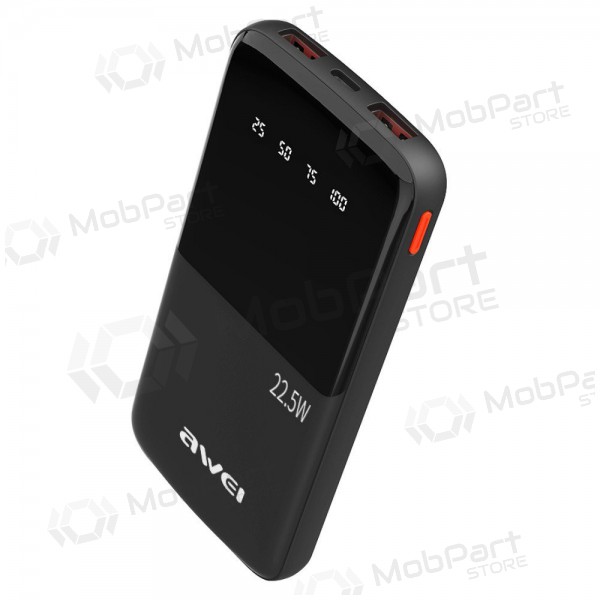 Batteria esterna Power Bank Awei P10K 22.5W 10000mAh nero