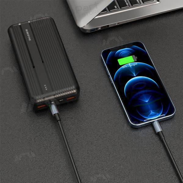 Batteria esterna Power Bank Borofone BJ9A Type-C PD+Quick Charge 3.0 (3A) 20000mAh nero Batteria esterna Power Bank Borofone BJ9A Type-C PD+Quick Charge 3.0 (3A) 20000mAh nero