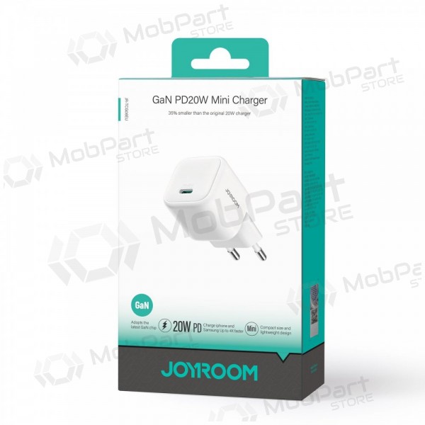 Caricatore Joyroom JR-TCG08 USB-C GaN PD20W bianca