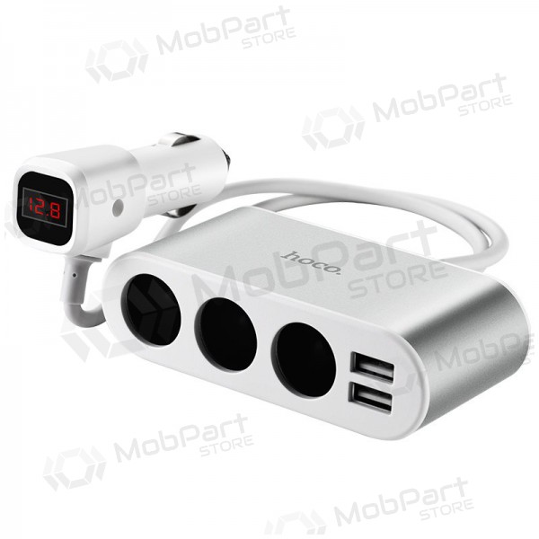 Caricatore per auto - šakotuvas Hoco Z13 2xUSB 3xconnector Caricatore per auto - šakotuvas Hoco Z13 2xUSB 3xconnector