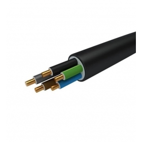 Cavo di alimentazione Faber N2XH-J 5x4 mm² in rame XLPE CPR B2ca 0.6/1 kV monolitico.