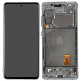 Samsung Galaxy S20 FE schermo / display (Cloud Navy) (con una cornice) (originale)