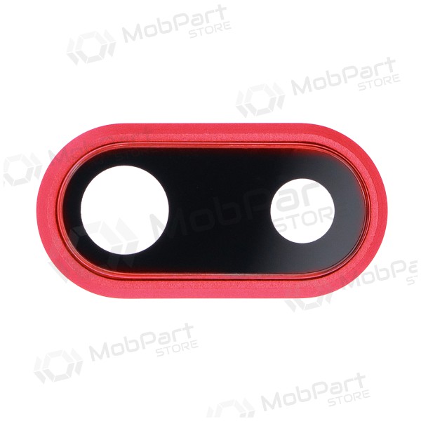 Apple iPhone 8 Plus vetro della fotocamera (rosso) (con una cornice) Apple iPhone 8 Plus vetro della fotocamera (rosso) (con una cornice)