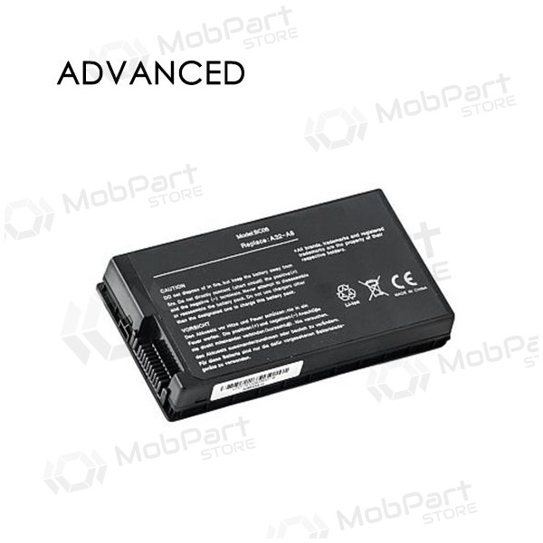 ASUS A32-A8, 5200mAh batteria del computer portatile, Advanced ASUS A32-A8, 5200mAh batteria del computer portatile, Advanced