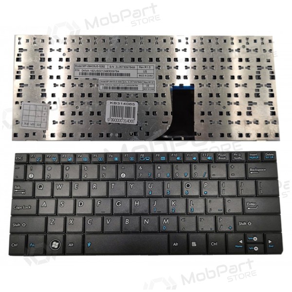 ASUS: EEE PC 1001, 1001PXD, 1005, 1005HA tastiera ASUS: EEE PC 1001, 1001PXD, 1005, 1005HA tastiera