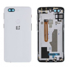 OnePlus 5T coperchio batteria posteriore (bianca) (usato grade B, originale)