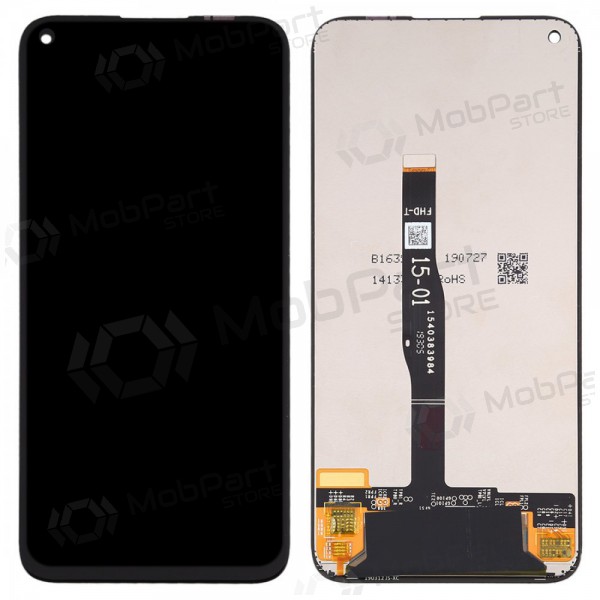 Huawei P40 Lite / Nova 6 SE / P20 Lite 2019 / Nova 5i schermo / display (nero) - Premium Huawei P40 Lite / Nova 6 SE / P20 Lite 2019 / Nova 5i schermo / display (nero) - Premium