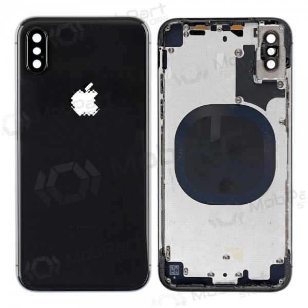 Apple iPhone X coperchio batteria posteriore (Space Gray) (usato grade C, originale) Apple iPhone X coperchio batteria posteriore (Space Gray) (usato grade C, originale)