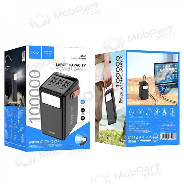 Batteria esterna Power Bank Hoco J142 22.5W+PD20W 100000mAh nero Batteria esterna Power Bank Hoco J142 22.5W+PD20W 100000mAh nero