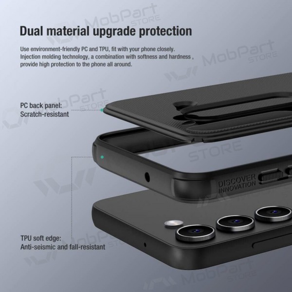 Samsung Galaxy S24 Plus custodia „Nillkin Frosted Shield“ (nero) Samsung Galaxy S24 Plus custodia „Nillkin Frosted Shield“ (nero)