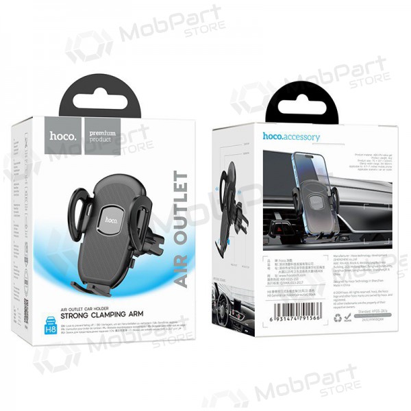 Porta cellulare da auto Hoco H8 (air vent) nero