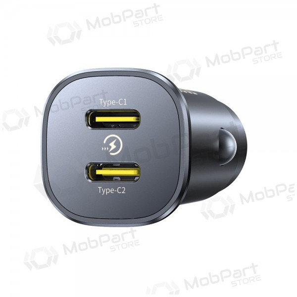 Caricatore per auto Baseus GoTrip 2xUSB-C 30W nero C00072300123-01