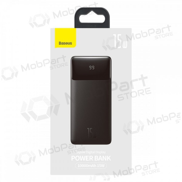 Batteria esterna Power Bank Baseus Bipow Type-C PD+2xQuick Charge 3.0 15W 10000mAh nero PPBD050001 Batteria esterna Power Bank Baseus Bipow Type-C PD+2xQuick Charge 3.0 15W 10000mAh nero PPBD050001