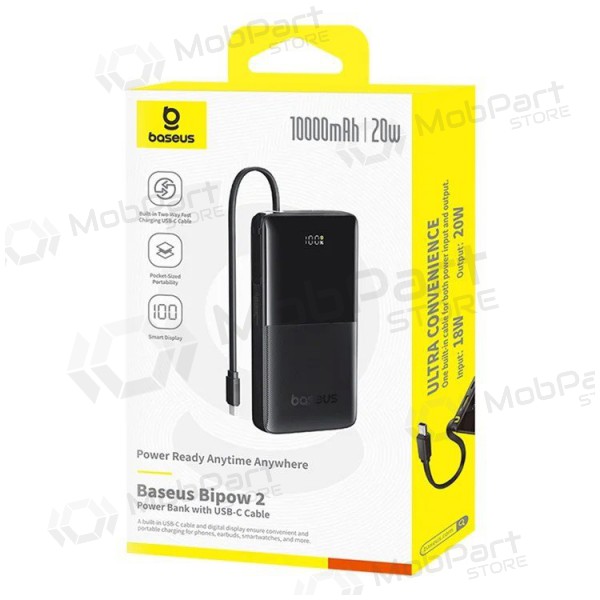 Batteria esterna Power Bank Baseus Bipow 2 20W 10000mAh nero P10077101113-00
