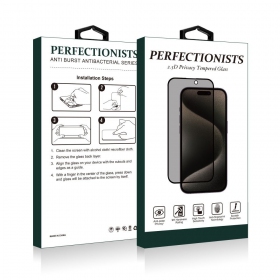 Vetro temperato Privacy 2.5D "Perfectionists" per Apple iPhone 15 Pro Max