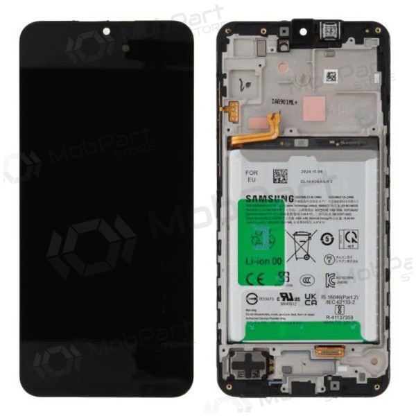 Samsung Galaxy A16 5G schermo / display (nero) (con una cornice e batteria) (originale) Samsung Galaxy A16 5G schermo / display (nero) (con una cornice e batteria) (originale)