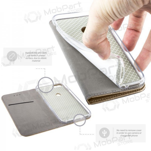 Xiaomi Redmi A5, Poco C71 (173,45x79,35x8,45) custodia - Smart Magnet (dorato).