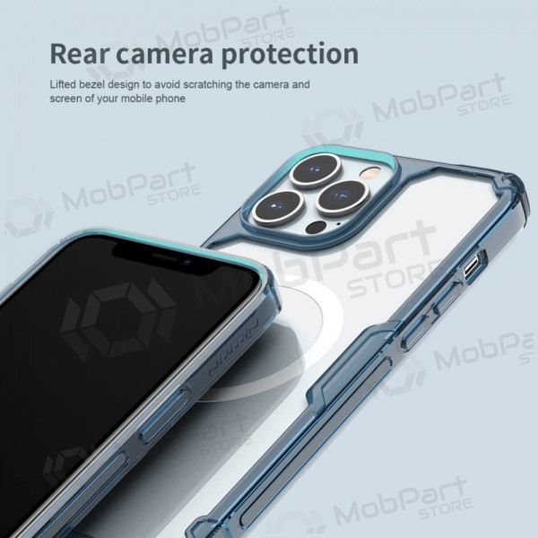 Apple iPhone 13 Pro Max custodia „Nillkin Nature Magnetic“ (blu) Apple iPhone 13 Pro Max custodia „Nillkin Nature Magnetic“ (blu)