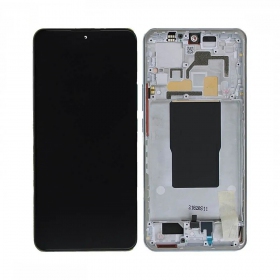 Xiaomi 12T, 12T Pro schermo / display (d'argento) (con una cornice) (originale)