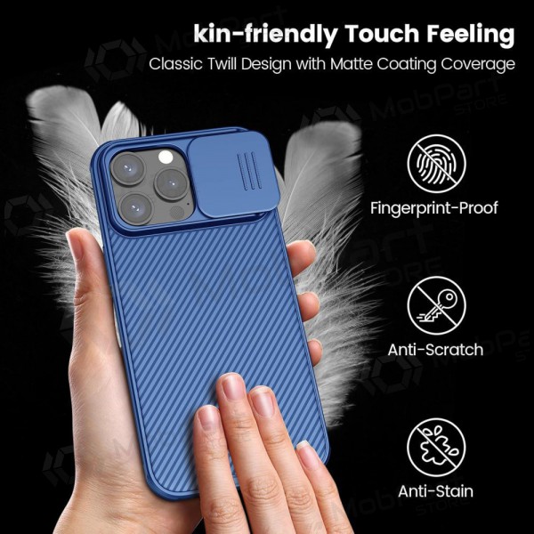 Apple iPhone 14 Pro custodia „Nillkin CamShield Pro“ (blu)