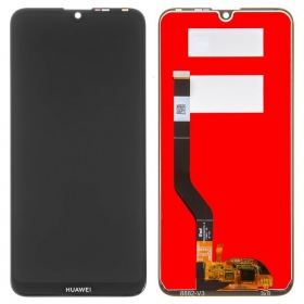 Huawei Y7 / Y7 PRO / Y7 Prime 2019 schermo / display (nero) - Premium