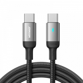 USB cavo Joyroom S-CC100A10 Type-C to Type-C 100W 1.2m nero