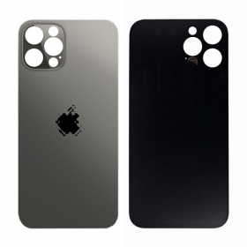 Apple iPhone 12 Pro coperchio batteria posteriore (nero) (bigger hole for camera)