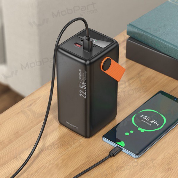 Batteria esterna Power Bank Borofone BJ66B 22.5W+PD20W 60000mAh nero
