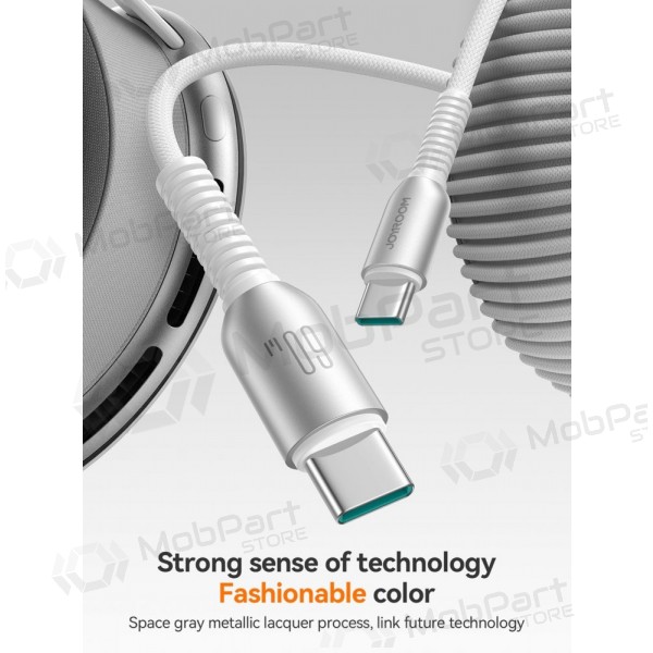 USB cavo Joyroom S-A51 USB-C to USB-C 60W 1.2m grigio