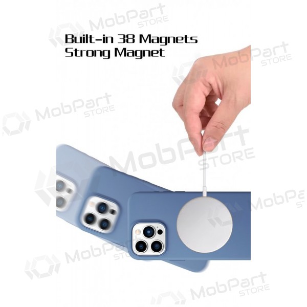 Custodia HDD Silicone MagSafe Case Apple iPhone 12/12 Pro nero