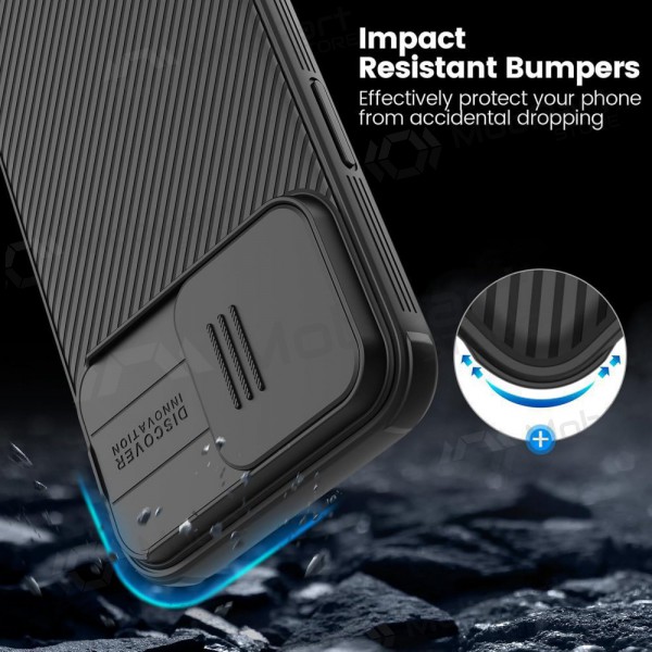 Apple iPhone 15 custodia „Nillkin CamShield Pro“ (nero)