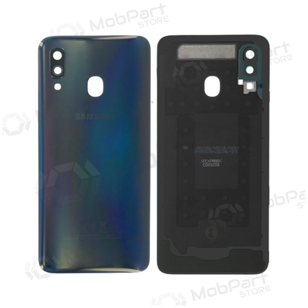 Samsung A405 Galaxy A40 2019 coperchio batteria posteriore (nero) (usato grade B, originale) Samsung A405 Galaxy A40 2019 coperchio batteria posteriore (nero) (usato grade B, originale)
