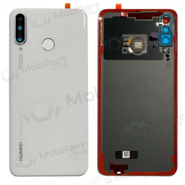 Huawei P30 Lite / P30 Lite New Edition 2020 48MP coperchio batteria posteriore bianca (Pearl White) (usato grade A, originale)