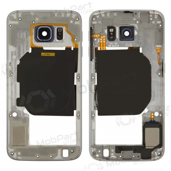 Samsung G920F Galaxy S6 cornice interna (nero) (usato Grade B, originale) Samsung G920F Galaxy S6 cornice interna (nero) (usato Grade B, originale)