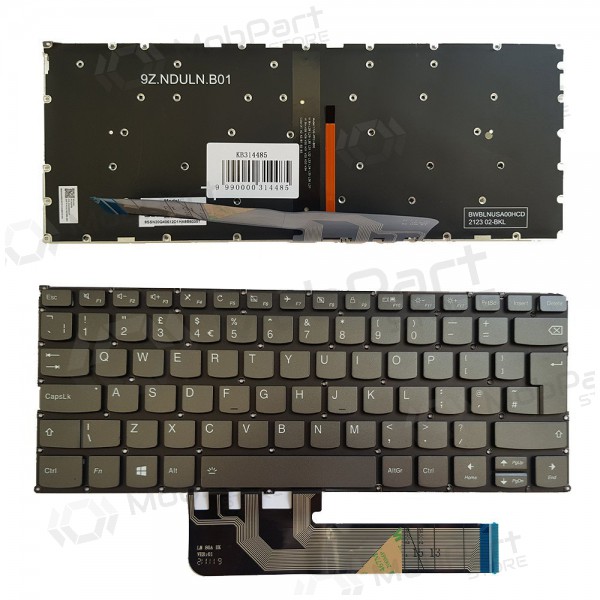 Lenovo Yoga 730-13IKB, 730-15IKB tastiera (UK) (con illuminazione) Lenovo Yoga 730-13IKB, 730-15IKB tastiera (UK) (con illuminazione)
