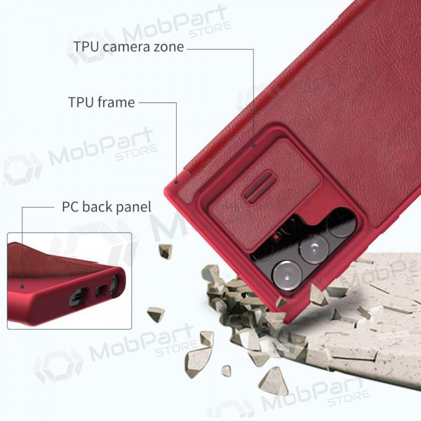 Samsung Galaxy S23 Plus custodia „Nillkin Leather“ (rosso)