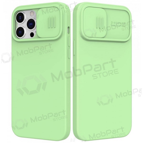 Apple iPhone 14 custodia „Nillkin Silicone“ (verde chiaro)